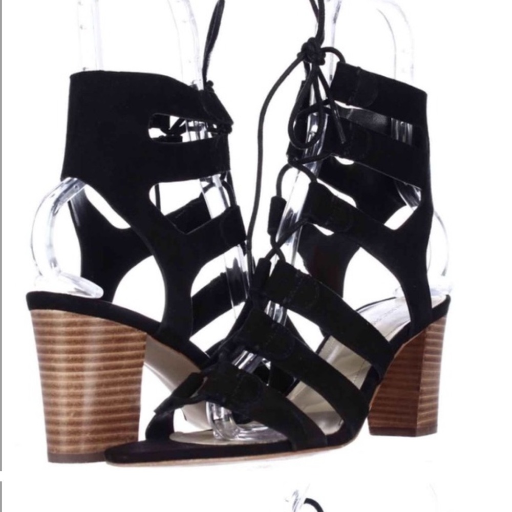 MARC FISHER | Patsey Lace Up Suede Gladiator Sandal Heels size 8